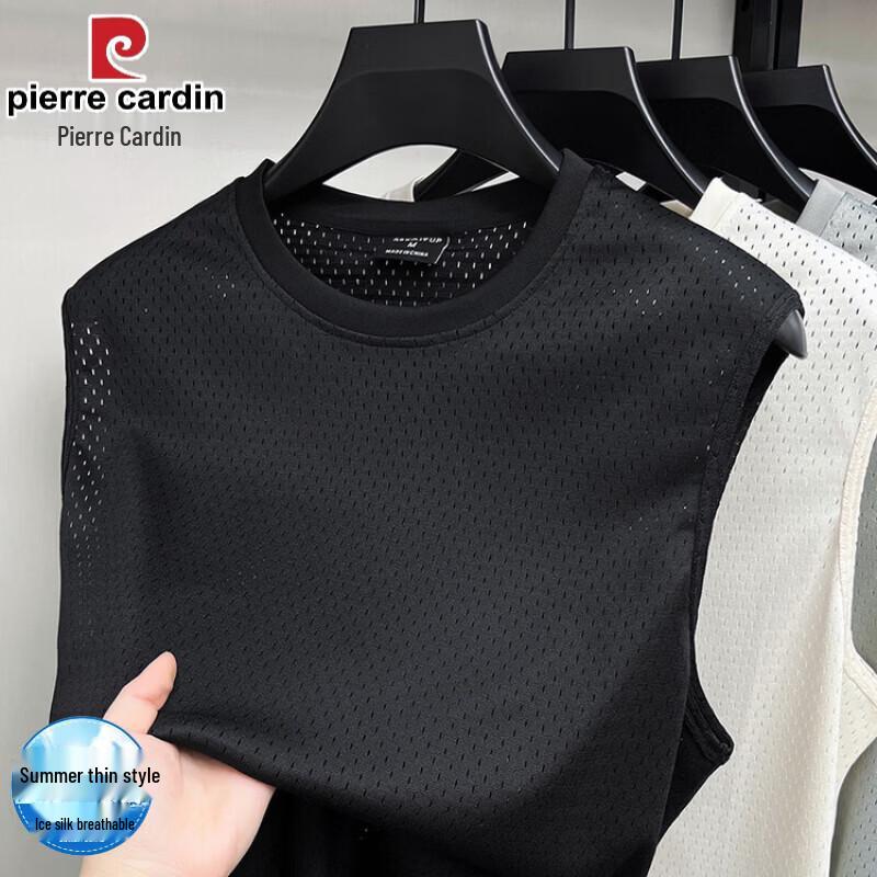 Pierre Cardin Men s Ice Silk Mesh Performance Top M