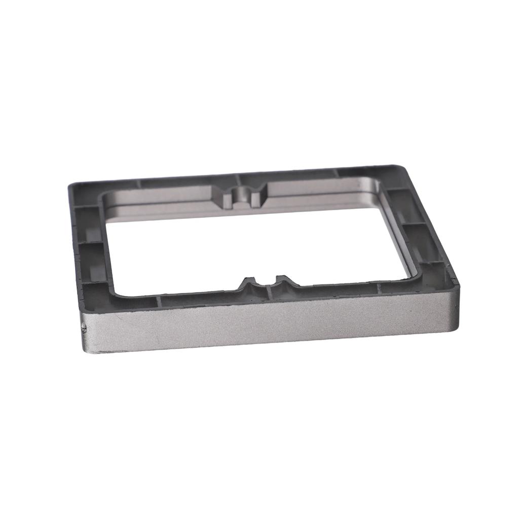 2pc Single Socket Spacer Square Spacer 10mm Square Spacer Frame Grey Box Plate Single Socket Light Switch Spacer For Living Room