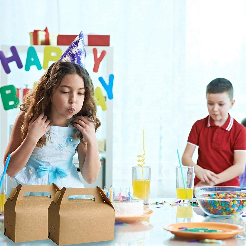 10 Pack Paper Gift Boxes for Kid Birthday Party Wedding Christmas