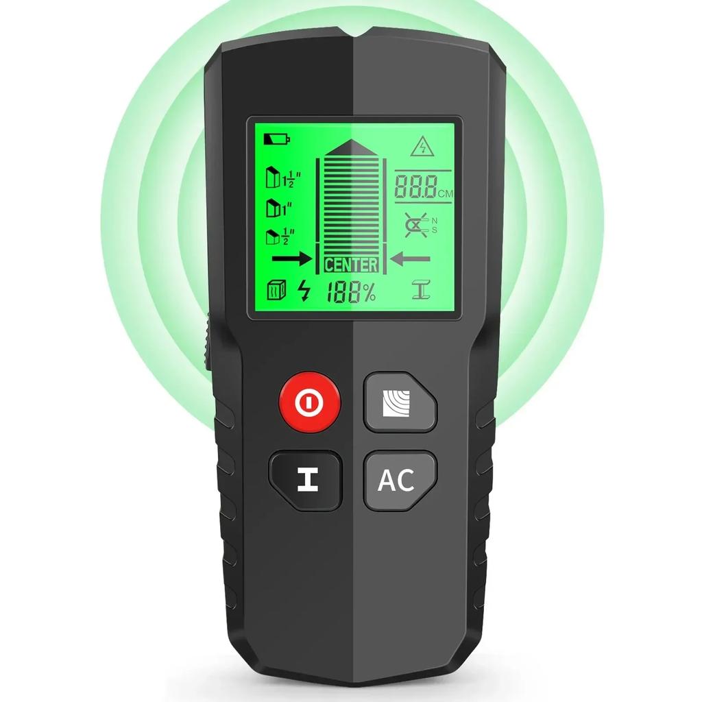5 in 1 Stud Finder Wood Studs Metal Sensor AC Wire Digital Handheld Wall Detector Metal Wood Depth Measurement Finder Scanner