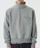 Daibeuin Vintage Half Zip-Up (Melange Gray)