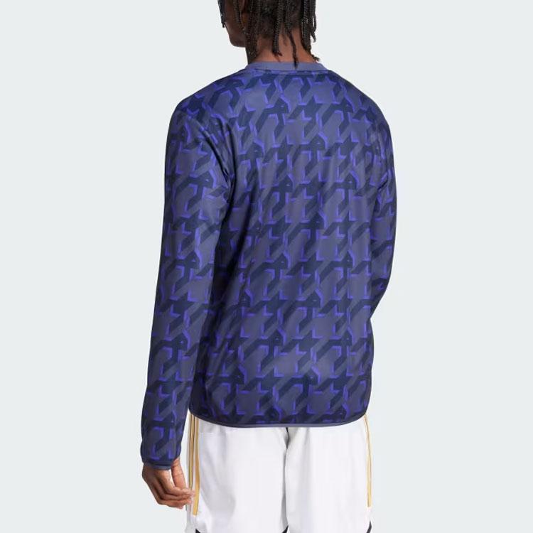 adidas Real Madrid Pre-Match Warm Top Men Tops Dark-Blue IQ0546