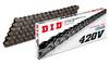 Motorradkette mit Clip für Motorräder D.I.D (Daido Kogyo) Gelenk, 420V-100RB, Stahl, O-Ring, Zweirad