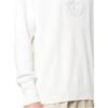STONE ISLAND Ss23 Solid Logo Print Crew Neck Pullover Long Sleeve Sweatshirt Men Sweatshirt White 7815519B4-V0099