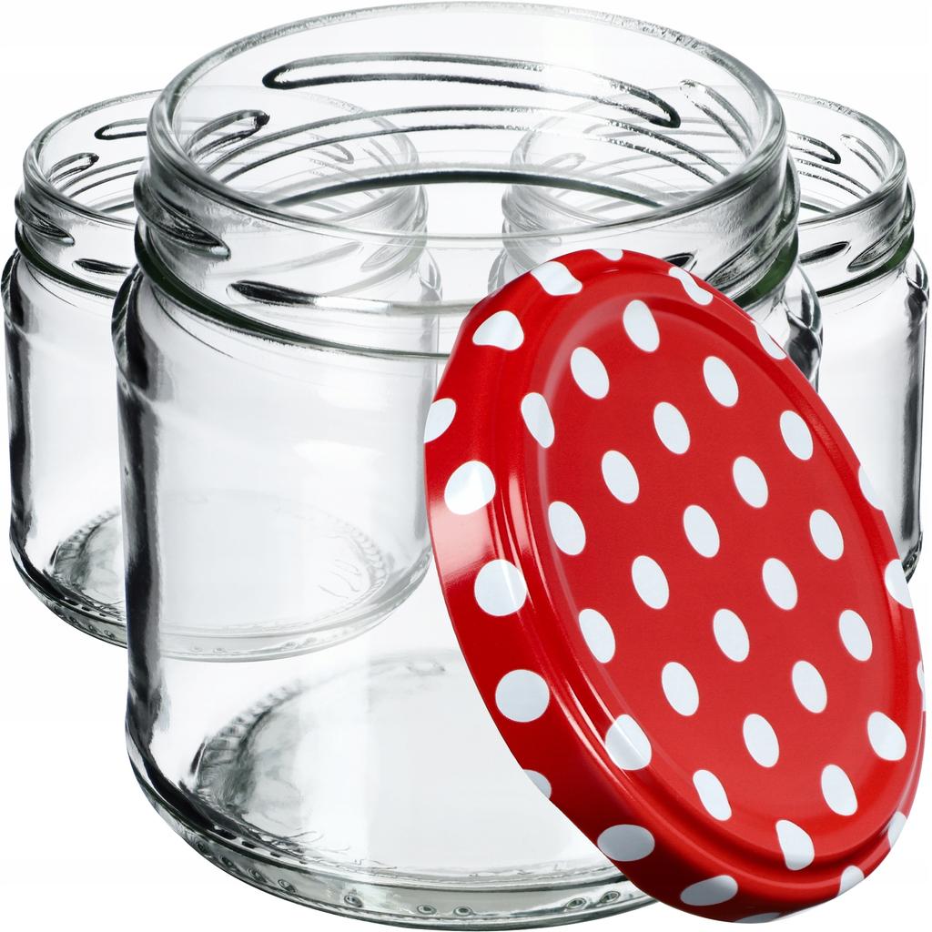 KADAX 10x Glas 200ml + Deckel Fi66 für Konserven Marmelade