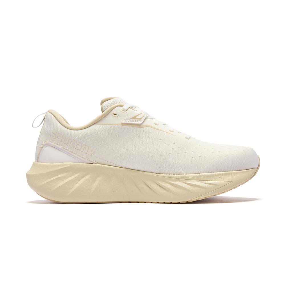 Saucony Triumph 22 Comfortable Versatile Mesh Synthetic Leather Low-Top Long-Distance Running Shoes Unisex sneaker Beige Coffee S20965-601