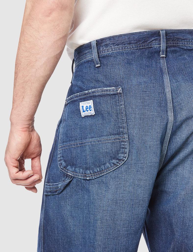 Painter Pants Denim Pants Wide Straight Large Size LM7288 Blue 2 5L [Lee] Men's (Large Size)