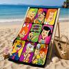 The Croods Players Adventure Beach Towel, Microfiber Beach Towel, Perfect For Pool, Beach, Travel, Home Decor Beach Party Fan gifts
