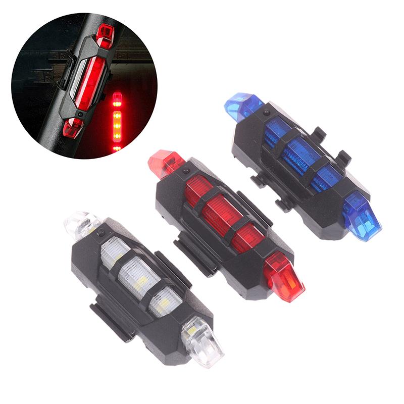 Usb Rechargeable Waterproof Bike Taillight Outdoor Night Cycling Light Night Warning Light For Mountain & Road Bike Accessories