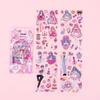 Cute Anime Girl Sticker Pack - Creative PET Stickers for DIY Journals and Decoration
