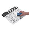 Professional Acrylic Clapboard Dry Erase TV Film Movie Director Cut Action Scene   Board Slate With Marker Pen Eraser
