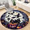 1pc Halloween Spooky Office Round Area Rug, Under Office Chairs Bedroom Living Room Home Decor, Room Deco, Available in Various Sizes
