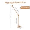 Cot Mobile Arm 27.17inch Wooden Cloud Design Detachable Baby Mobile Hanger Height Adjustable Cute Crib Mobile Arm for Bed Bell Wind Chimes Baby