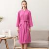 Newly Designed Spring and Autumn Home Wear Nightgown Waffle Bathrobe Quick-drying Couple Pajamas