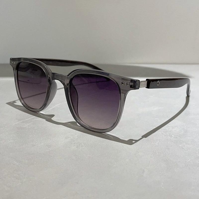 Trendy Retro Wood Grain Polarized Sunglasses for Women and Men New Square Frame Sun Glasses Cycling Eyewear Outdoor Street UV400