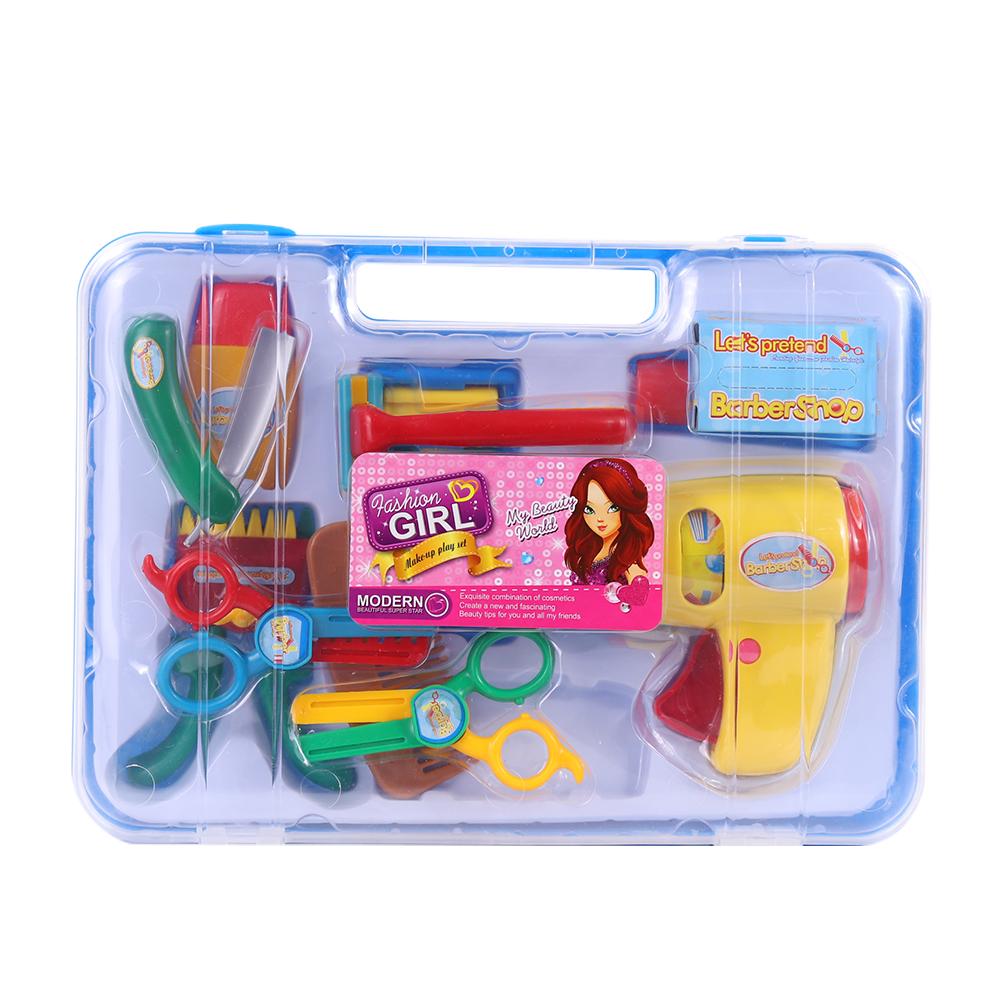 Simulation Hairdressing Play Kit Parent-Child Interaction Kids Barber Shop Playset Children Birthday Gift Girl Boy Toys