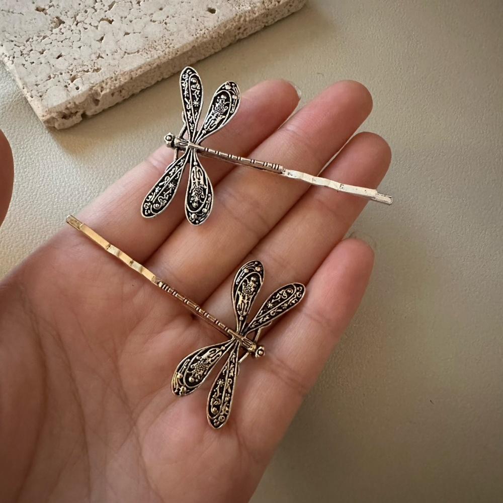 Metal Butterfly Hair Clip Pins Girls Hairpin Barrette Vintage Hairpins Women Accessories Jewelry Gifts
