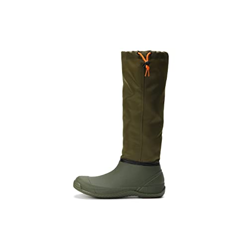 Margo Work Shoes, Long Hooded Boots, Compact, for Gardening and Farm Work, Mandom 60 actiboots MNDM60-KH-240, Khaki, Size 24.0 cm