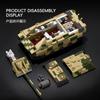TK2 New Product 8005 German Leopard Tank 131 Fighter Vehicle Building Set with Complete Internal Structure Military Model Displa