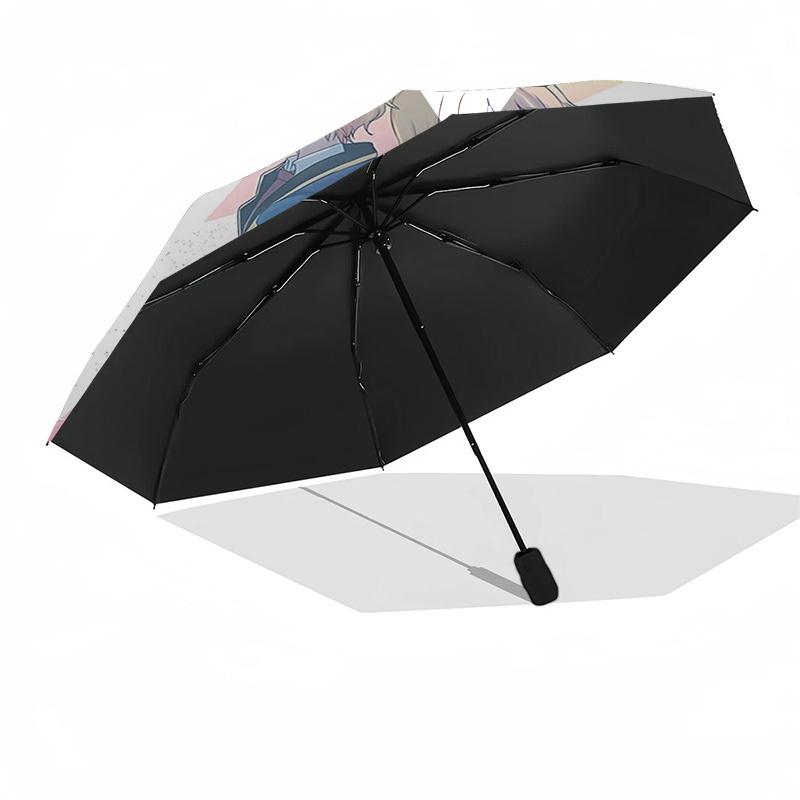 1pc Starlight Adventure: Automatic Opening Umbrella with Cute Anime Characters - Perfect for Fans, Travelers, Everyday Use, and Festive Gifts!I096