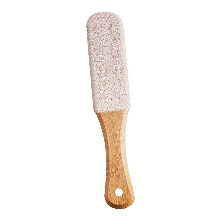 

1pc Professional Pedicure Rasp Tool For Dead Skin Crack Heels Beech Wood Foot File Rasp Callus Remover Foot Scrubber