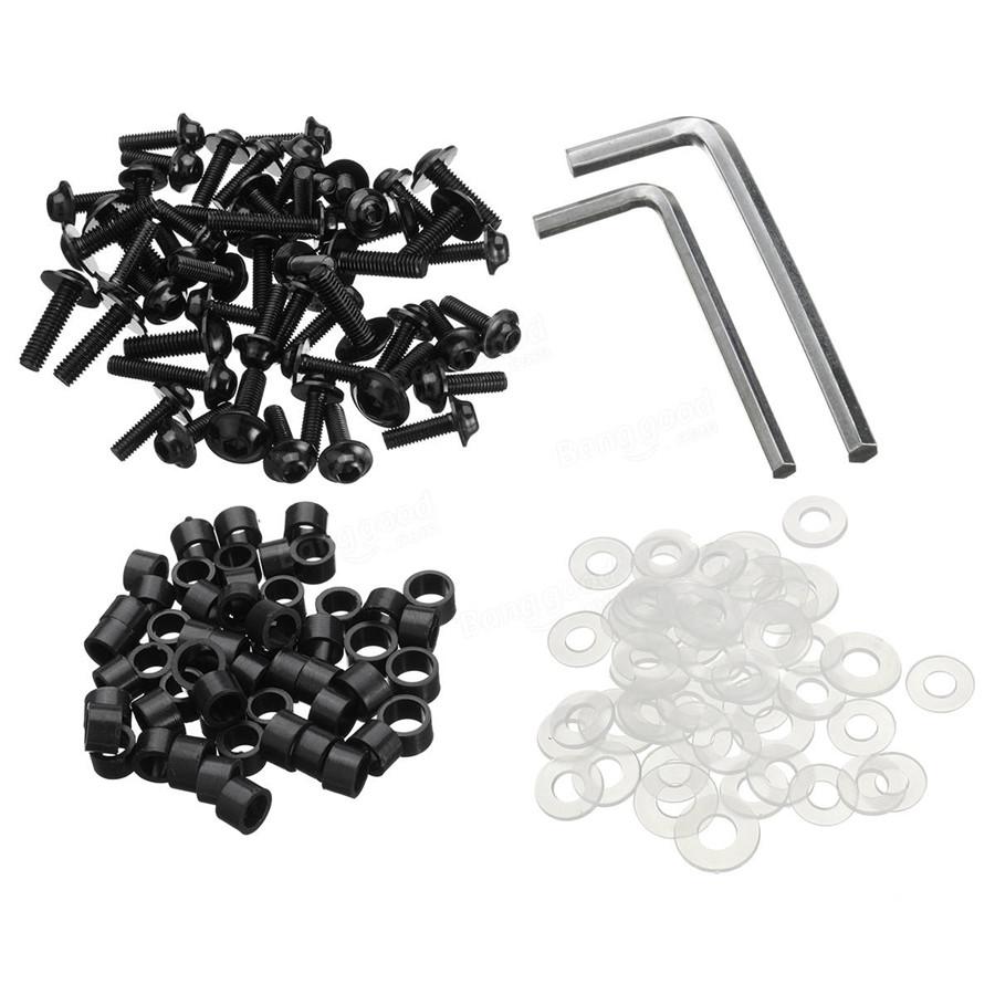 Windshield Fairing Bolts Nuts Screws For Yamaha Honda Suzuki Kawasaki