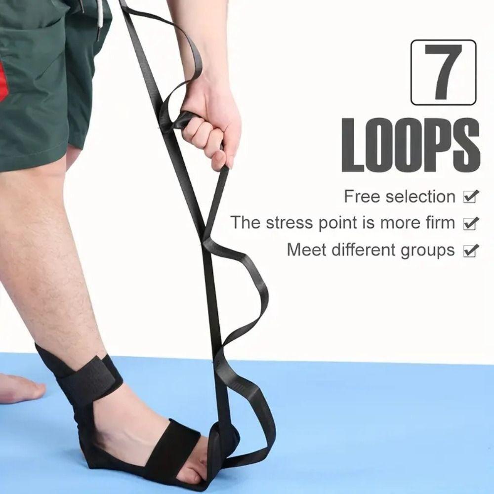 Polyester Yoga Ligament Stretching Belt Foot Stretching Band  Leg and Foot Stretch Assist