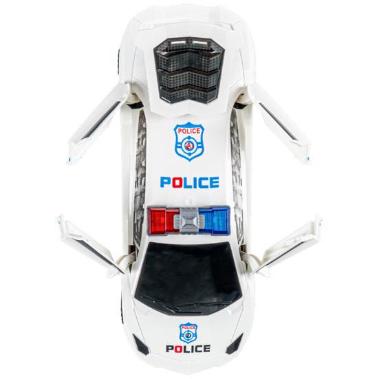 Electric Dancing Police Car Automatic Obstacle Avoidance Smallest Detail Kids Toy Rescue Emergency Cop Electric Car Toy for Kids