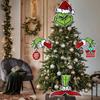 Árvore de Natal Pingente Decoração Quintal Decoração Arranjo Cartão Decoração Pingente Divertido