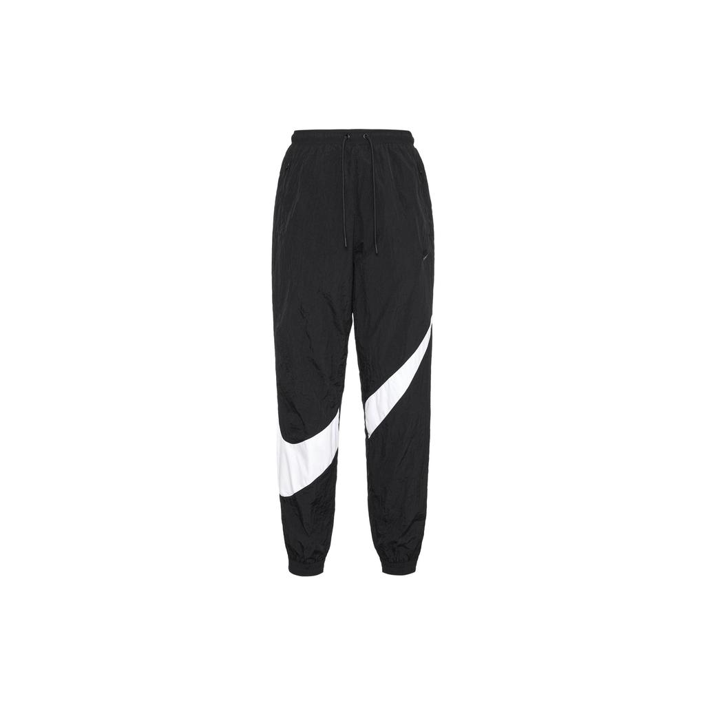Nike Sportswear Woven Track Pants Black White Men DV1362-010
