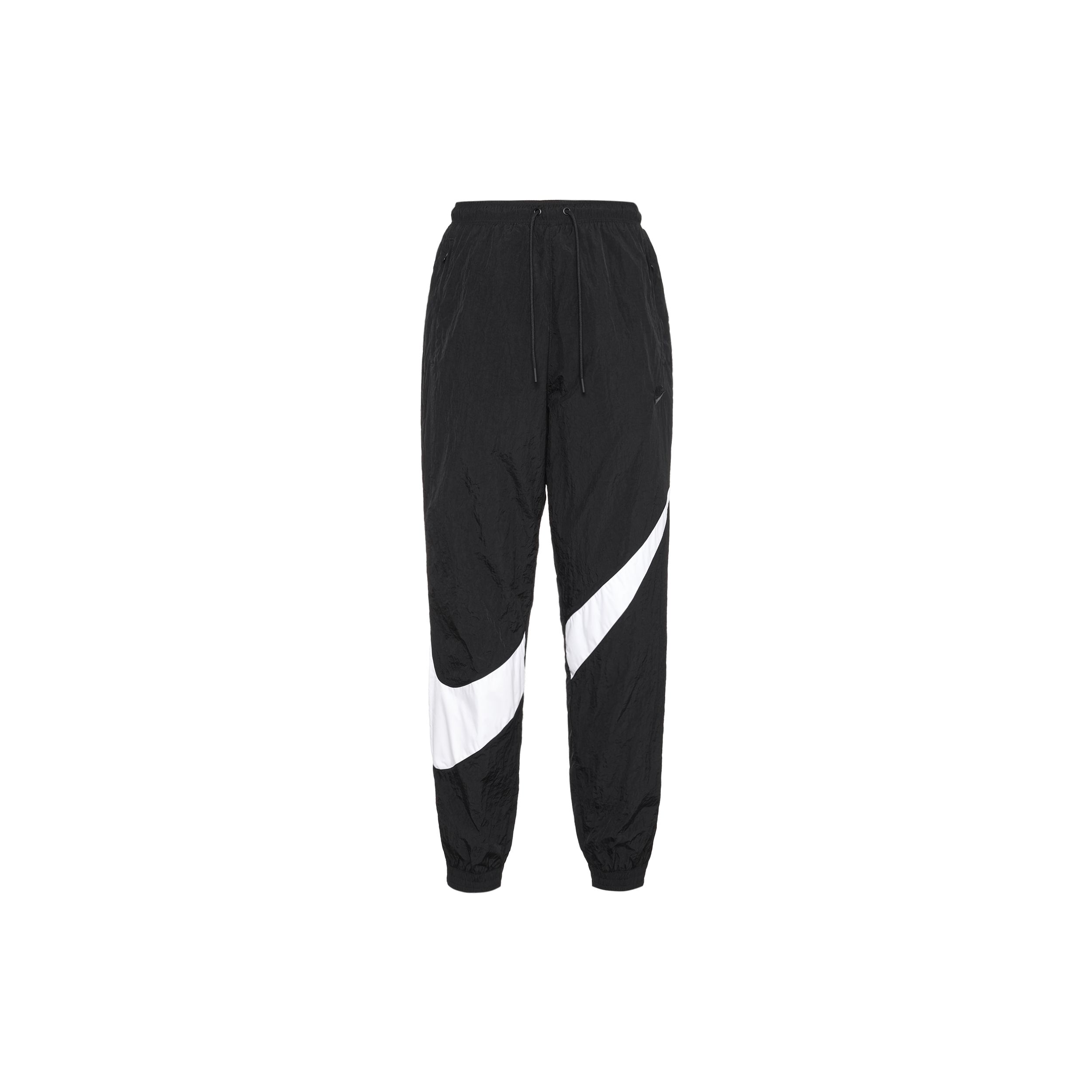 Nike Sportswear Woven Track Pants Black White DV1362-010 L
