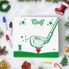 Weihnachts-Countdown-Kalender 24 Tage Golfzubehör Golfsport Adventskalender für Anfänger Enthusiasten Vater Sohn Freund
