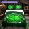 Celtic FC Themed Bedding 3Pcs Duvet Cover Set Decorative Bed Linen For Teen Room Home Decoration