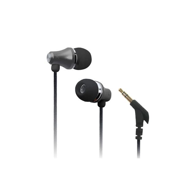 Kashimura Stereo In-Ear Earphones, Durable, Black, Product Number AE-219