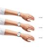 [Arne Jacobsen] Watch 30mm Nordic Design Waterproof (No-Second Silent Design) BANKERS 53100-1408 White Silver Mesh Belt