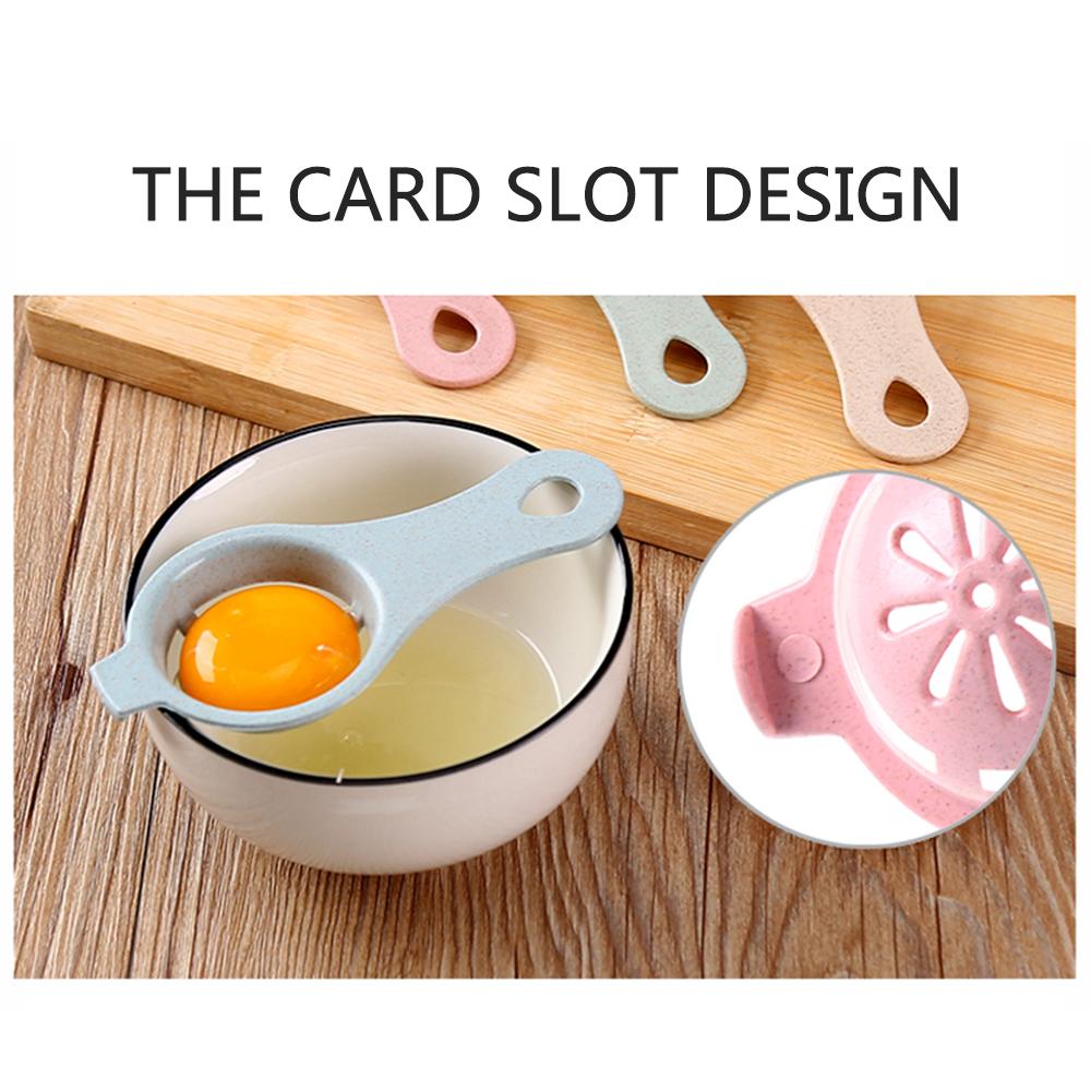 Kjøkkenbakeutstyr For hjemmebruk Bærbar miljøvennlig hvetestamme Materiale Eggfilter Eggehvit