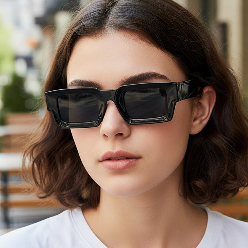 Women's sunglasses men's retro square sunglasses