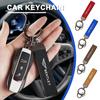 Suede Car Keychain Keyring Luxury Key Chains Anti-loss Pendant For Bentley Continental GT MULLINER Bentayga Flying Hurtling Spur