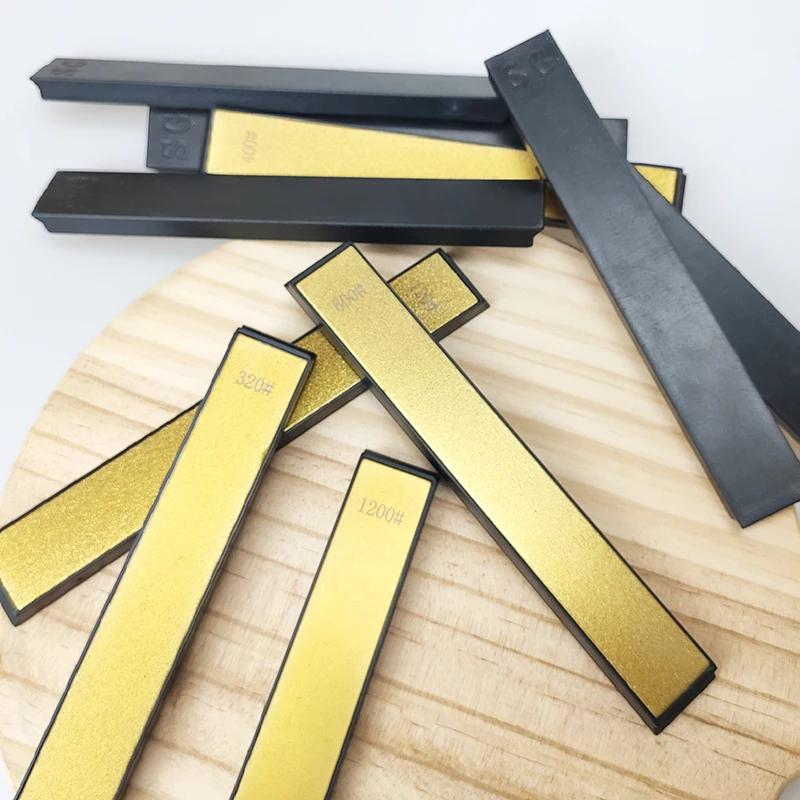 4ks Titanem pokovený Diamantový ostřič nožů Úhel Ostřící kámen Kámen na ostření nožů Diamantový brousek Brusný kámen Nástroj