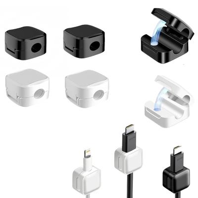 Ultra-Strong Magnetic Cable Holder, Cable Clips for Desk Use, Double-Sided Tape, Multi-Purpose, Adhesive, Convenient Storage, Organizing, and