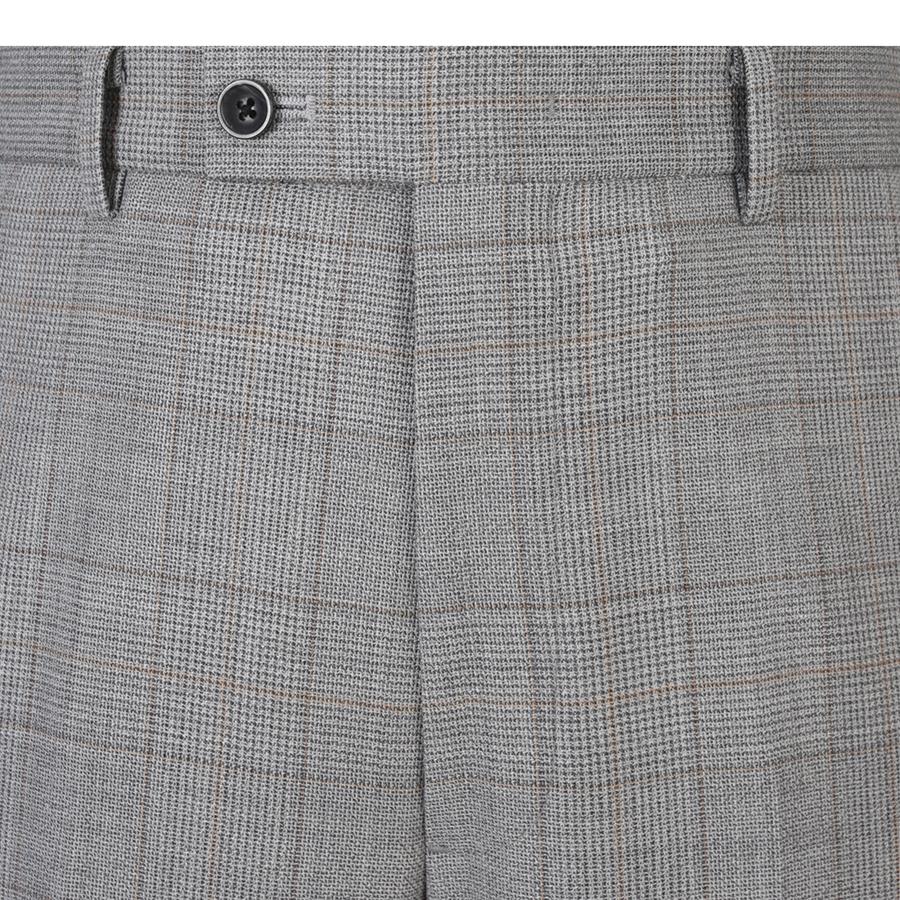 FAHRENHEIT Yellowfin Glen Check Double-Breasted Suit Pants (Fipad2272)