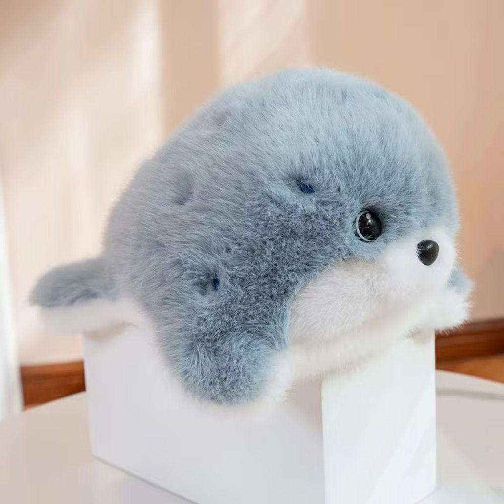 Simulation Sea Stuffed Plush Doll Fluffy Whale Plush Toy Animals Shark Toys  Birthday Gift