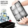 1pc Large Ice Cube Mold Tray, Square Ice Cube Mold, Suitable for Whiskey and Cocktails, Party Supplies