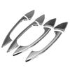 8-Piece Silver Chrome Car Door Handle Covers for Mercedes-Benz W204 GLK