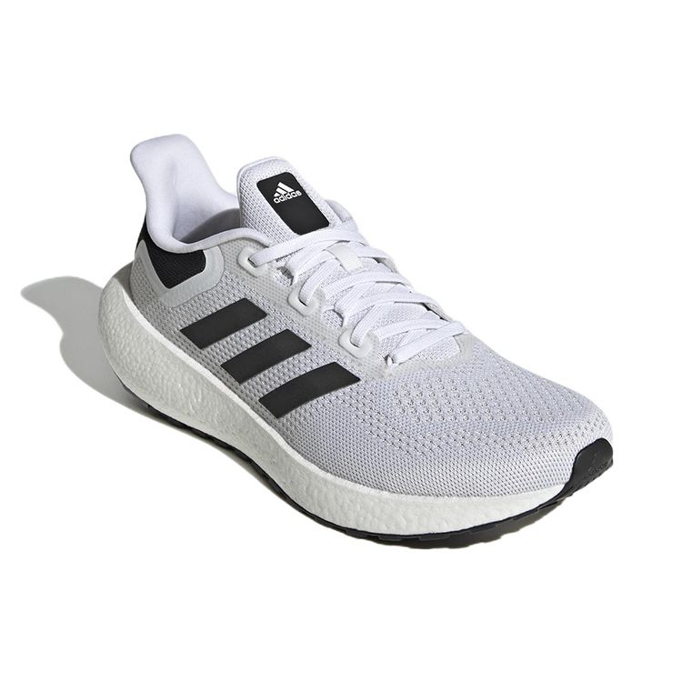 adidas PureBoost Jet White Black Unisex Sneakers Footwear-White Core-Black Grey-Three GW8587