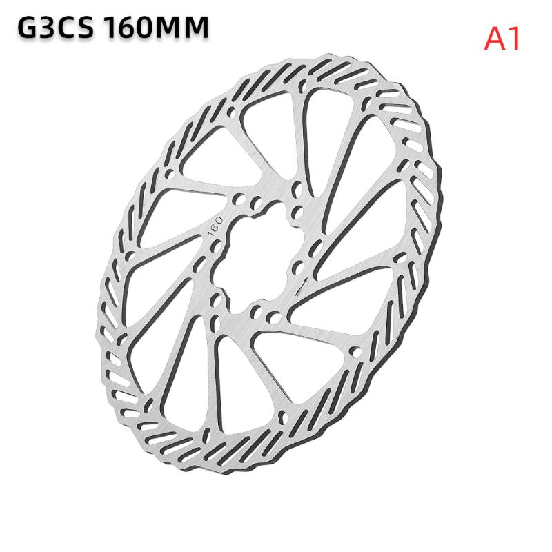 

Lightweight Bike Disc Brake Rotor 160Mm Bicycle Hydraulic Brake Rotors High-Strength Stainless Steel Rotor Discs A1