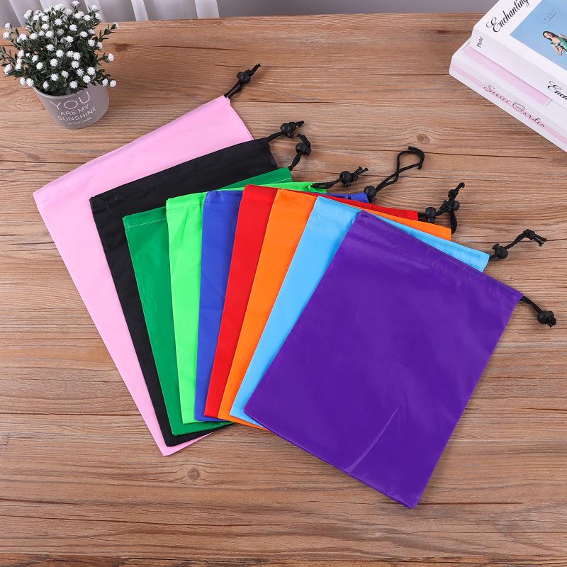 Custom Polyester Drawstring Bag for Clothing Packaging and Storage