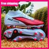 Mens Football Shoes Original Fast Professional Grass Training Lightweight Breathable Indoor TF/FG Youth Athletic Soccer Shoes