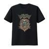 AngelMaker Band Design Lebky Těžká Bavlna Tričko Černá Barva Velikost S Až 4XL PP942 vintage Prané Lehce Horní Díl Pro Každodenní Nošení...