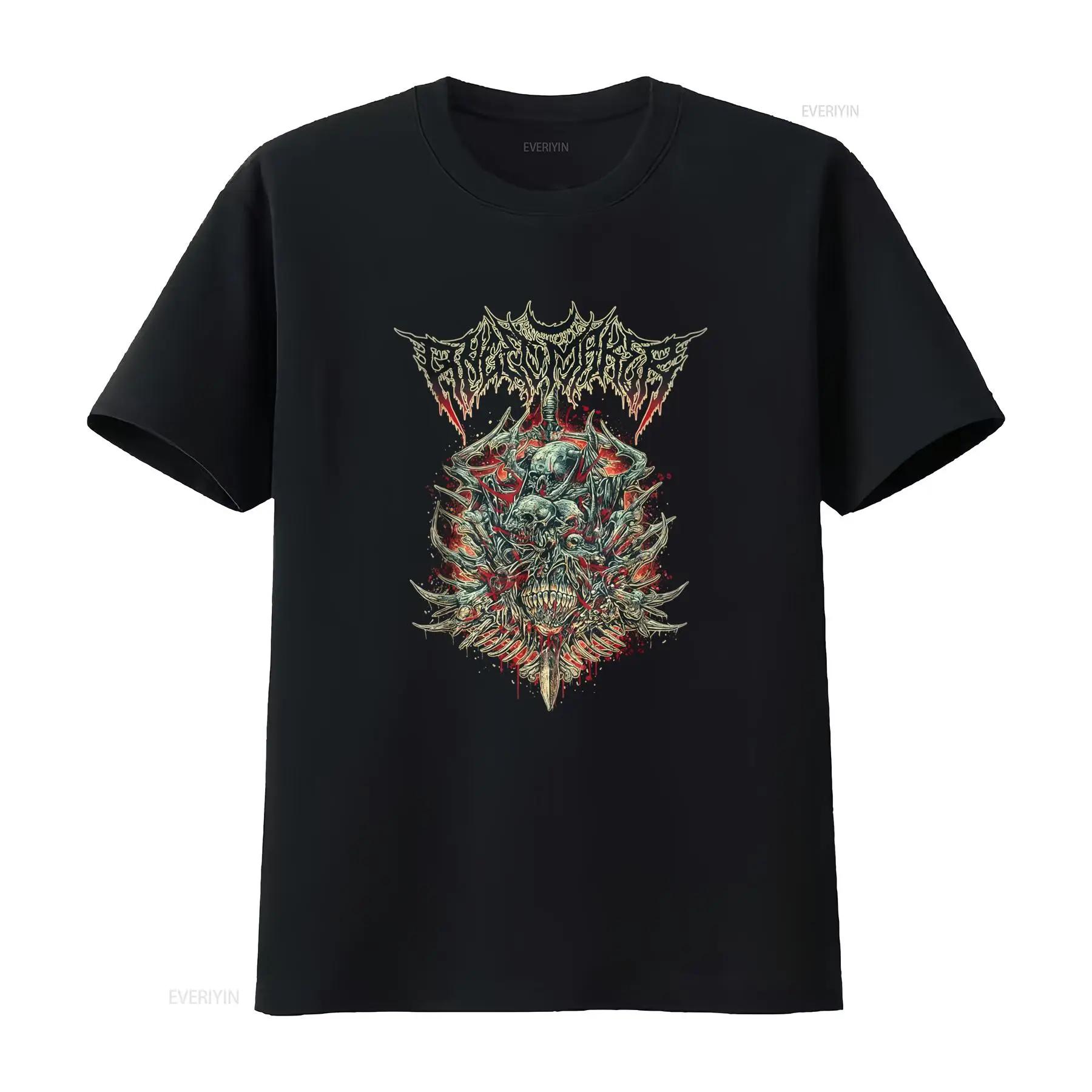 

AngelMaker Band Skull Design Heavy Cotton T Shirt Black Color Size S To 4XL PP942 vintage Washed Slightly Top For Everyday We... S разноцветный